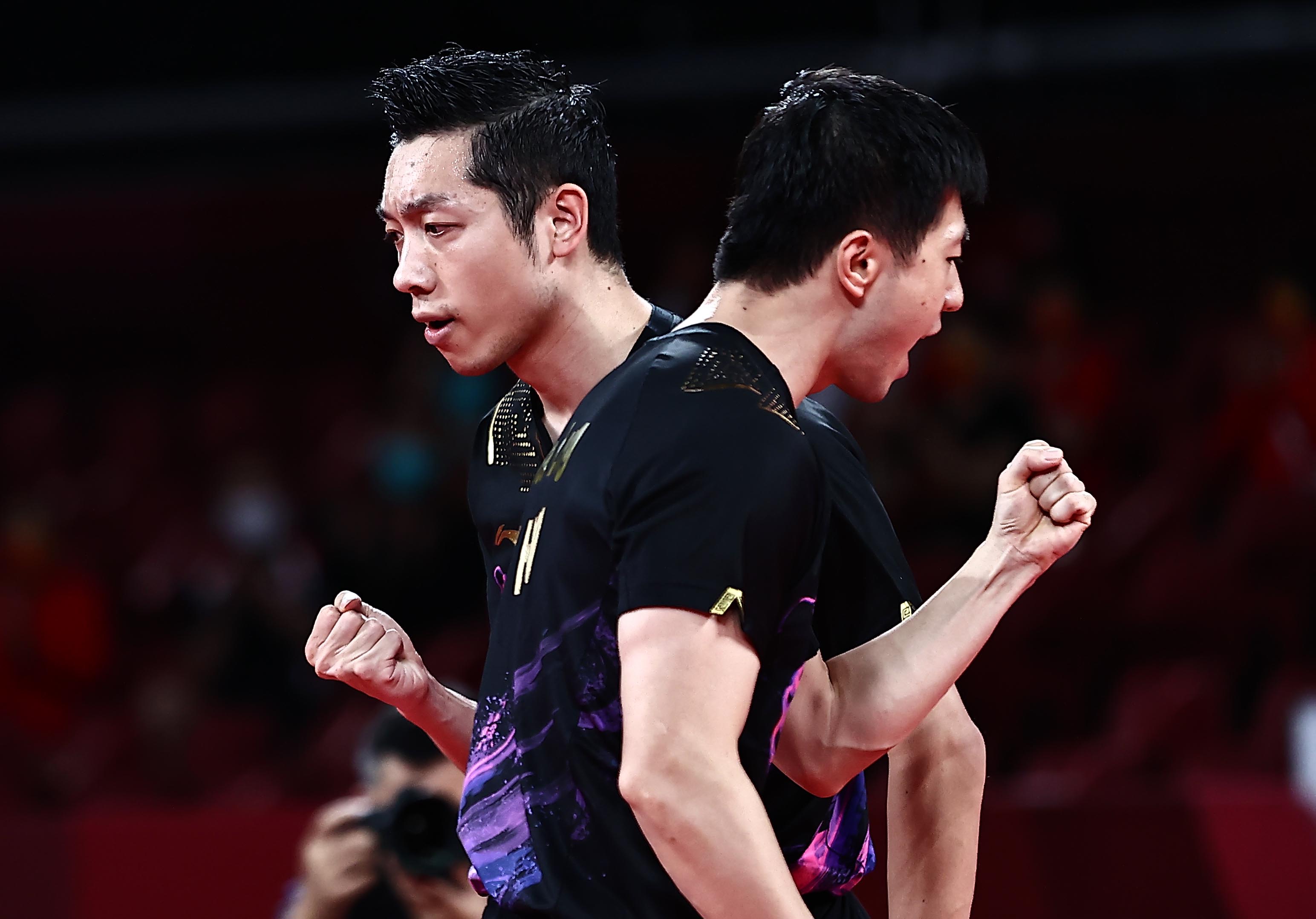 法国队碾压德国队,许昕惊艳四座 法国队碾压德国队,许昕惊艳四座